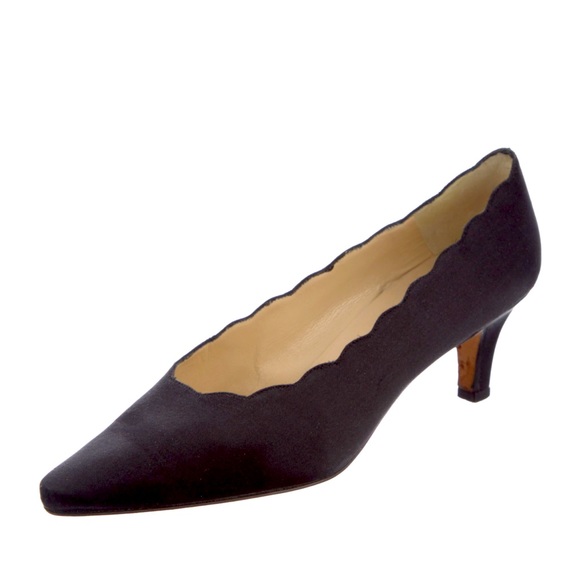 Manolo Blahnik Pumps black satin 36 - Picture 5 of 6